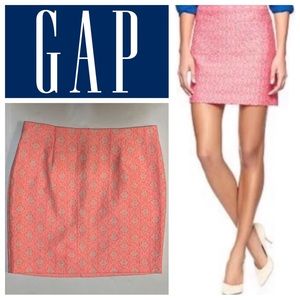 GAP Pink Jacquard Skirt 2